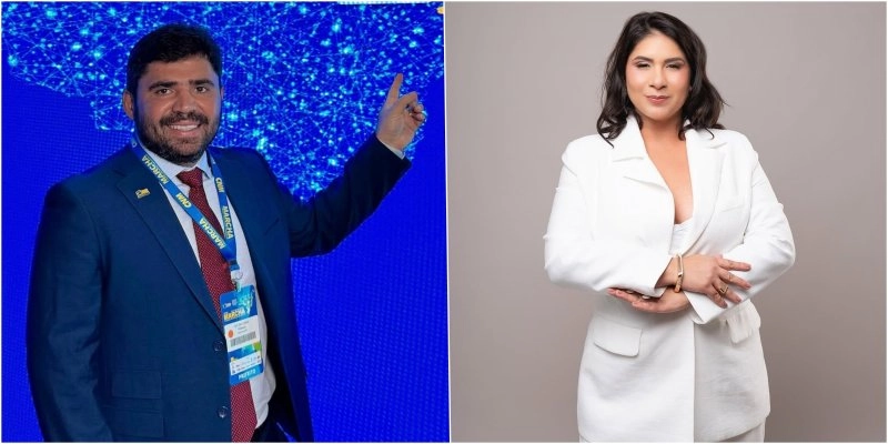 Azif Lemos e Calina Dantas - Reprodução/Instagram 