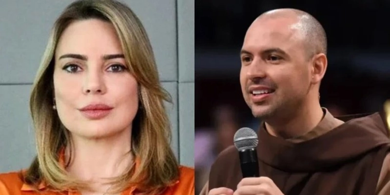Rachel Sheherazade e Frei Gilson: no centro uma nova polêmica - Reprodução