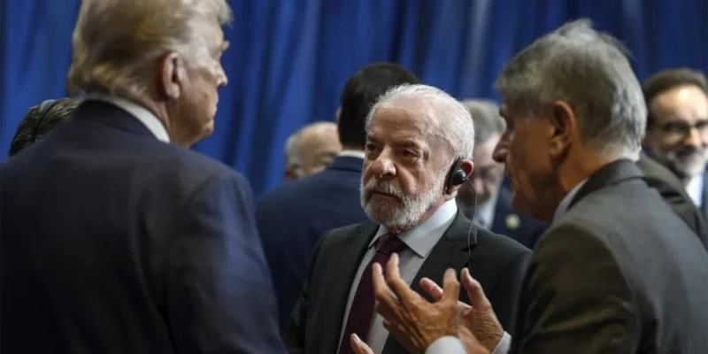 Trump e Lula - Reprodução