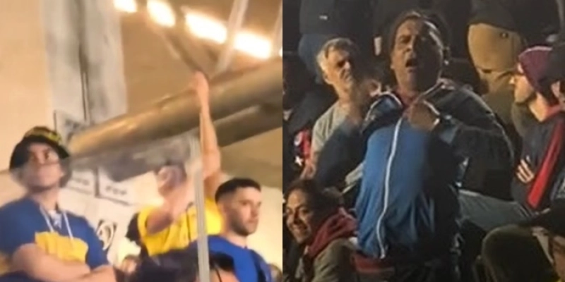 Noite de Libertadores e Sul-Americana é marcada por racismo de argentinos contra brasileiros - Reprodução