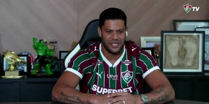Jogador Hulk - Reprodução/ Flu Tv