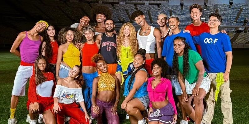 Dance Maré revela bastidores de vídeo com Shakira no Maracanã: ‘Parecia que já a conhecíamos’ - Divulgação