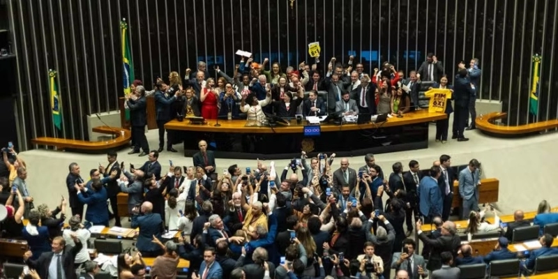 O plenário da Câmara dos Deputados - Brenno Carvalho