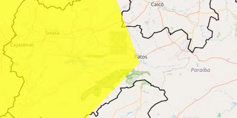 Inmet emite alerta de baixa umidade para cidades do Vale do Piancó - Inmet