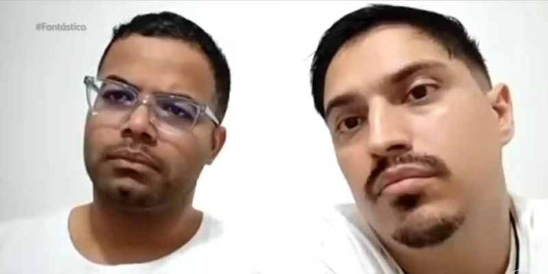 Hytalo Santos e o marido são alvos de operação que investiga lavagem de dinheiro - Reprodução/TV Globo/Fantástico