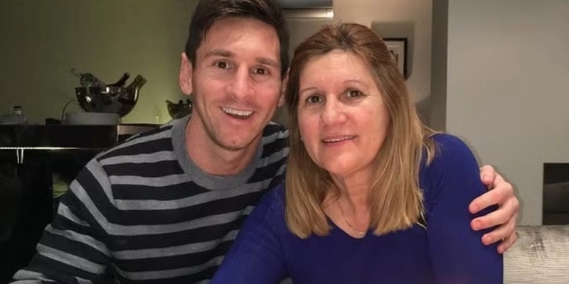 Messi com a mãe Célia - Reprodução / Instagram