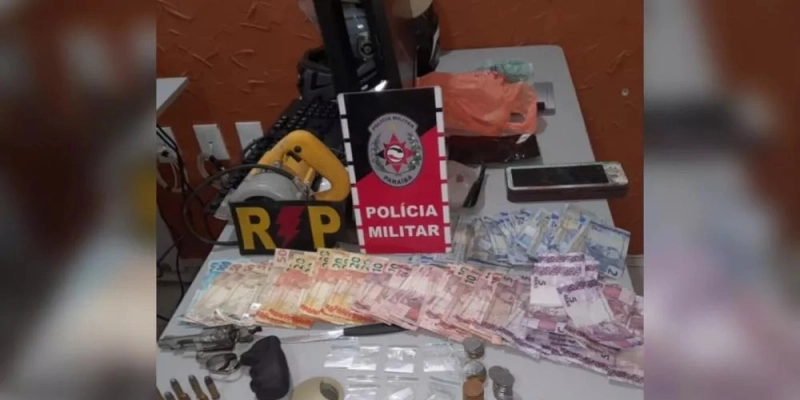 Material Apreendido - Divulgação - 3.º BPM