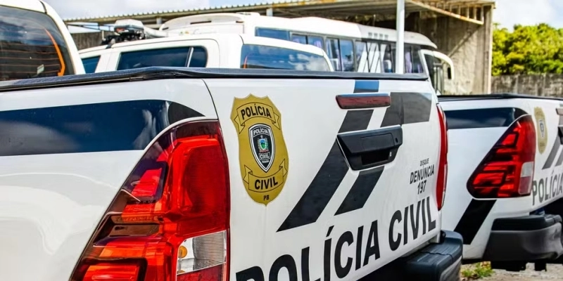 Viatura da Polícia Civil, na Paraíba - Divulgação - Polícia Civil