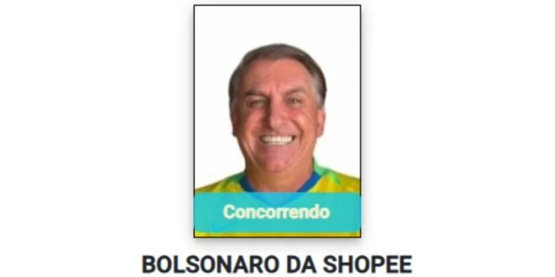  Bolsonaro da Shopee (Novo-MT) é candidato nas Eleições 2026 - Reprodução/TSE