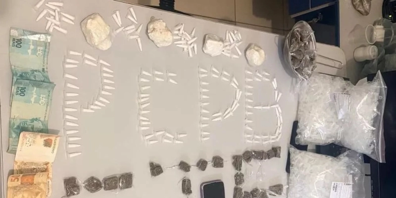 Material Apreendido - Divulgação - Polícia Civil 