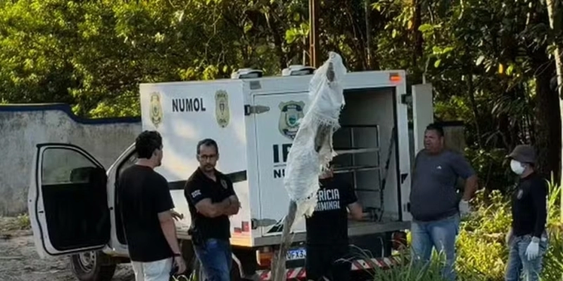 Homem foi morto em Caaporã, no litoral sul da Paraíba - Reprodução- Flávio Fernandes/TV Cabo Branco