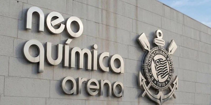 Faixada do estádio do Corinthians - Divulgação Instagram/Neo Química Arena