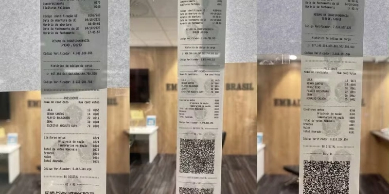 Boletins de urna da Nova Zelândia - Lucas Salviano