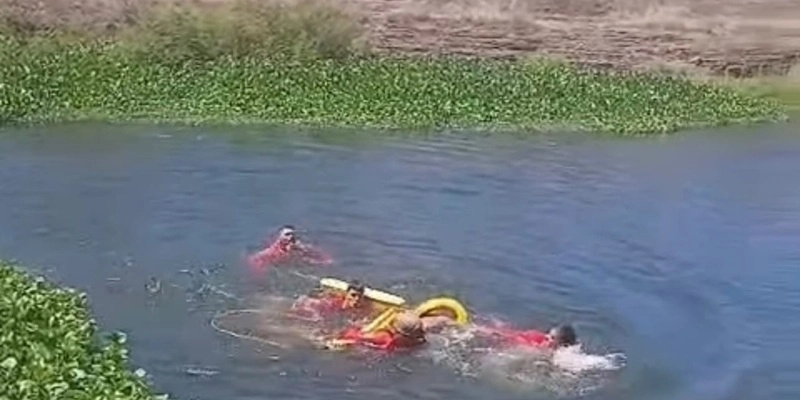 Duas pessoas morrem afogadas durante banho de rio no sertão - Reprodução - Corpo de Bombeiros