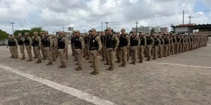 Mais de 7,6 mil policiais atuarão no 2º turno na Paraíba - Reprodução - Polícia Militar