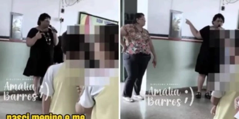 Técnica administrativa em palestra - Print de vídeo / Instagram