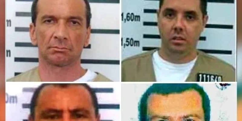 Marcola, Tiriça, Vida Loka e Andinho estão na Penitenciária Federal de Brasília - Reprodução