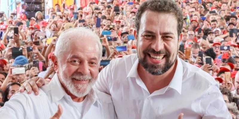 Presidente Luiz Inácio Lula da Silva e o deputado Guilherme Boulos - Ricardo Stuckert / PT