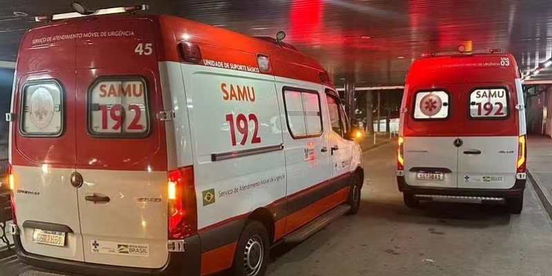 Bandido é esfaqueado e é levado ao Hospital Walfredo Gurgel - Kleber Teixeira/Inter TV Cabugi