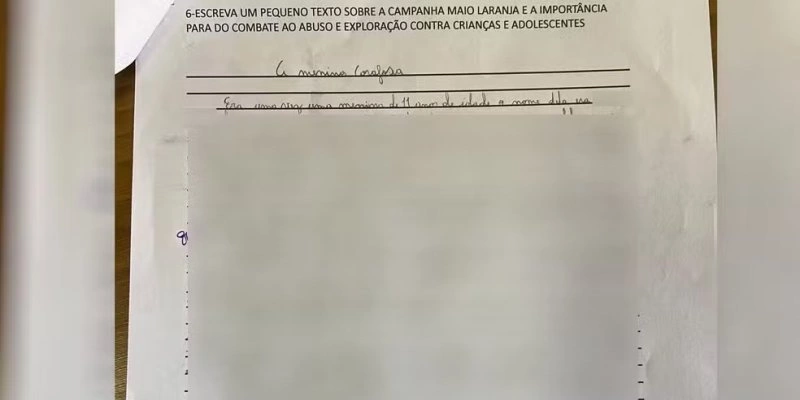 Criança escreve redação sobre abuso sexual e padrasto é preso, em Corumbá de Goiás - Divulgação/Polícia Civil
