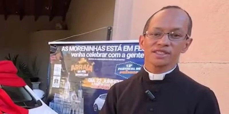 Padre foi preso, em Campo Grande - Redes sociais/Reprodução