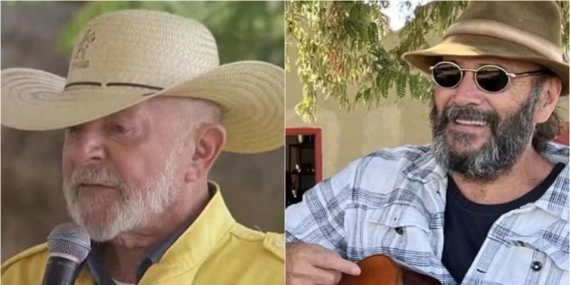 Fazenda de Almir Sater no Pantanal é atingida por incêndios e cantor pede ajuda ao presidente Lula - Redes sociais