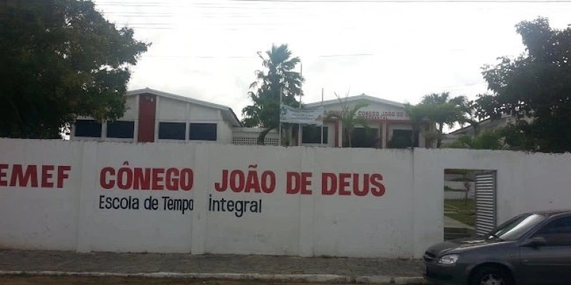 Escola Municipal Cônego João de Deus, no bairro Expedicionários - Reprodução