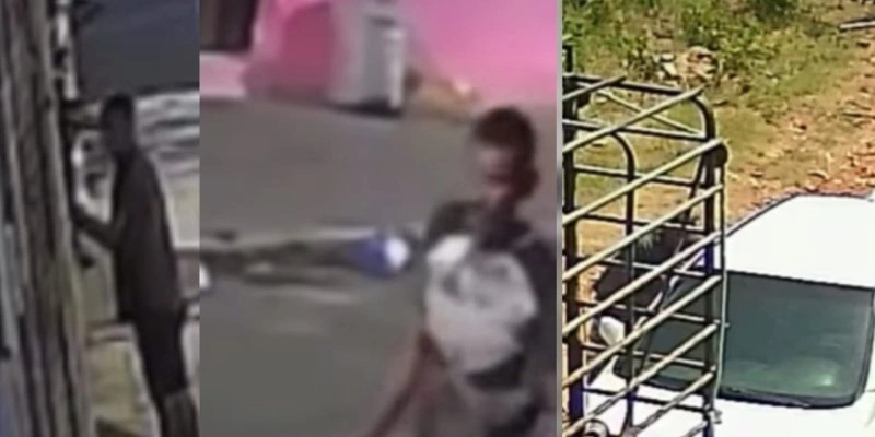 Homem é flagrado realizando série de furtos em Itaporanga - Câmeras de segurança 