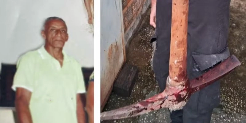 Raimundo foi morto com diversos golpes de picareta na cabeça - Reprodução