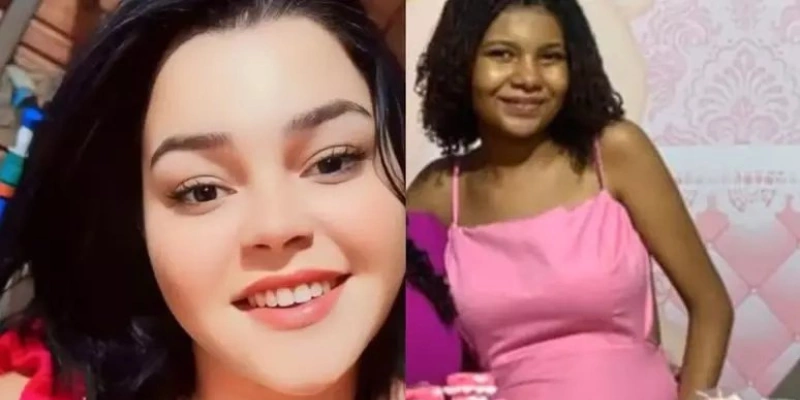 (Imagem do lado esquerdo: suspeita) (Imagem do lado direito: vítima) - Reprodução