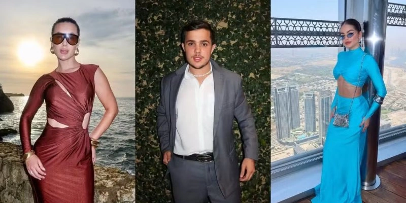 Janisson Moura, Milena Peixoto e Victória Oliveira, influencers presos no Ceará - Redes sociais/Reprodução