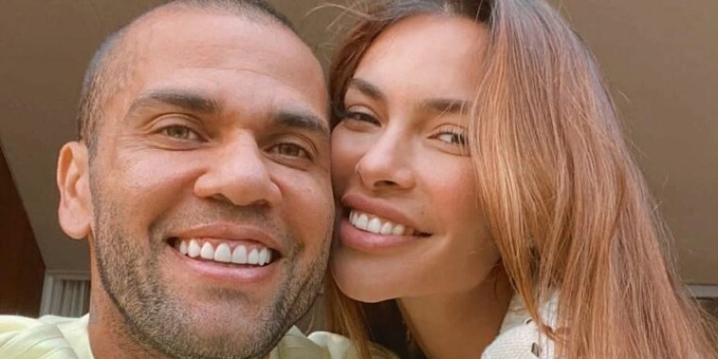 Daniel Alves e a esposa Joana Sanz - Reprodução/Arquivo Pessoal
