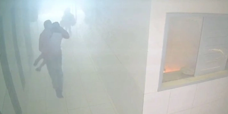 Vazamento de gás causa incêndio e correria em escola infantil no Sertão da Paraíba - Reprodução/TV Paraíba