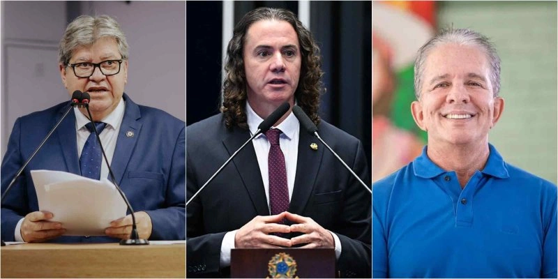 João, Veneziano e Nabor - PSB, Senado, Reprodução