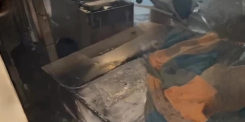 Filho ameaça o pai e coloca fogo na casa após não conseguir dinheiro para comprar drogas, em Catingueira - Reprodução