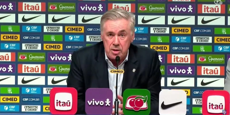 Carlo Ancelotti concede entrevista coletiva após convocação da Seleção - Reprodução