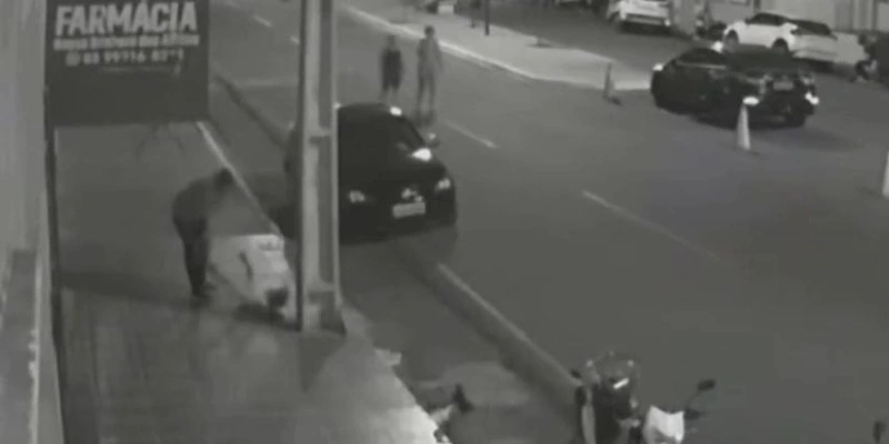 Polícia Civil vai investigar o caso - Câmeras de segurança