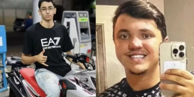 Vítimas que estavam na moto quando batida aconteceu morreram no local, na BR-230, entre as cidades de Sousa e Uiraúna - TV Paraíba/Reprodução