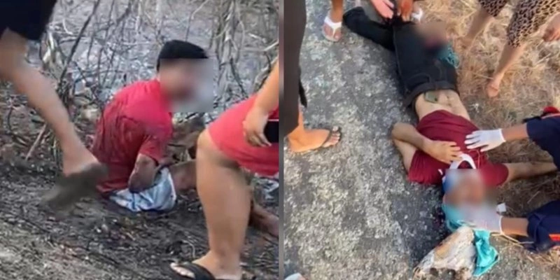 Colisão entre motos deixa dois homens feridos em Piancó - Redes Sociais