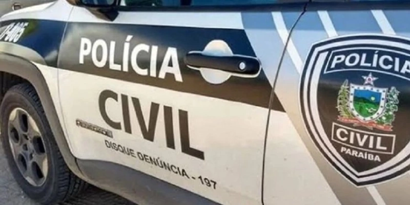 Viatura da Polícia Civil, na Paraíba - Reprodução