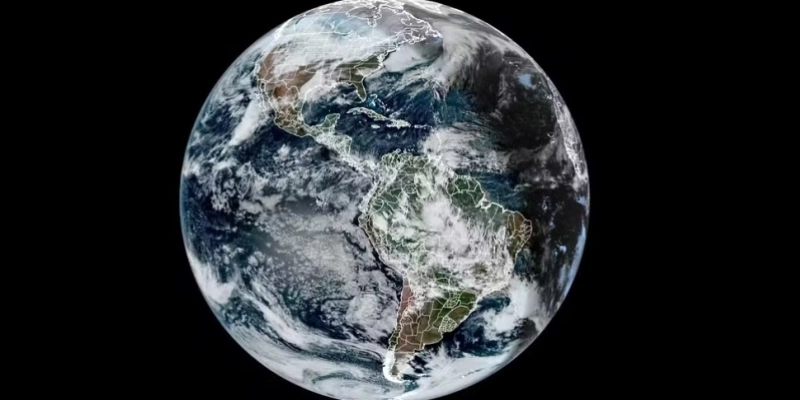 O La Niña ocorre quando há o resfriamento da faixa Equatorial Central e Centro-Leste do Oceano Pacífico. - RAMMB/CIRA