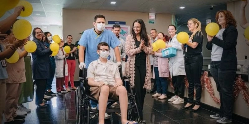 João Pedro recebeu alta - Reprodução