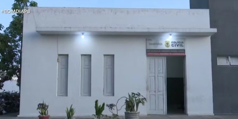 Delegacia de Homicídios de Campina Grande - Reprodução/TV Cabo Branco