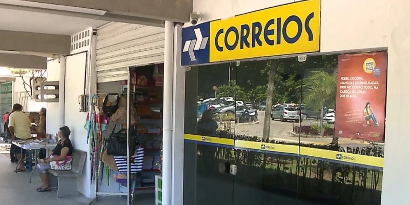 Agência dos Correios no campus sede da UFPB, em João Pessoa - TV Cabo Branco/Reprodução