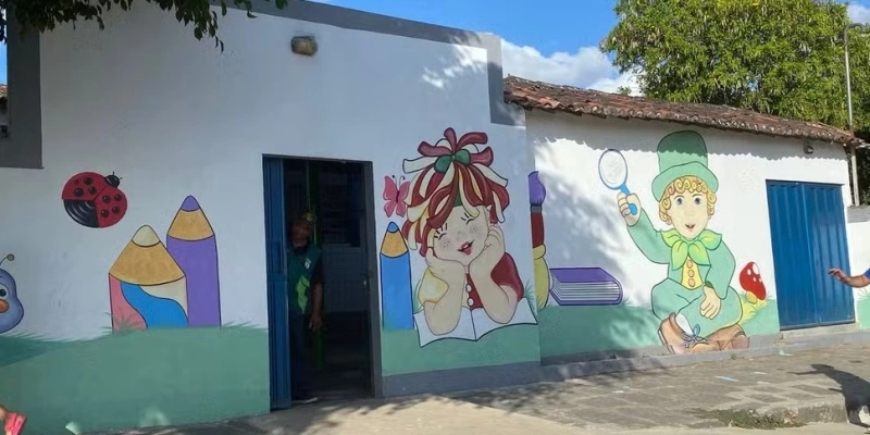 Creche municipal fica localizada no bairro Jardim Continental, em Campina Grande - Geraldo Jerônimo/TV Paraíba