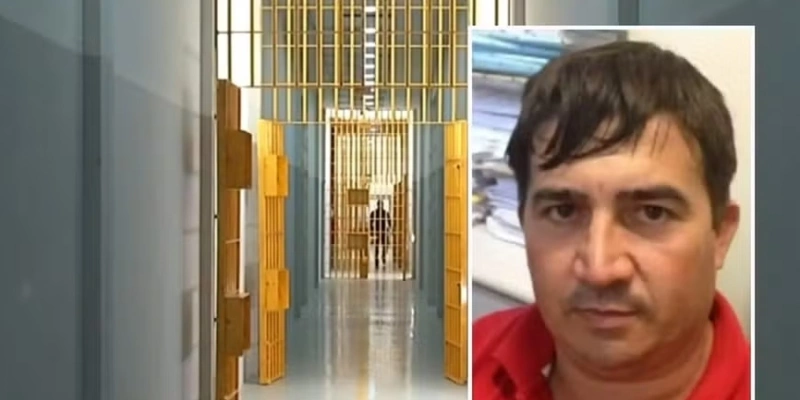 Chefe do PCC no Ceará, Márcio Perdigão foi condenando a 123 anos de prisão e solto por engano de presídio de segurança máxima - TV Verdes Mares/Reprodução