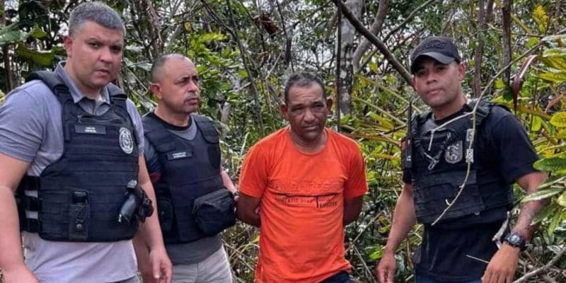 Imagem do momento da prisão - Polícia Militar