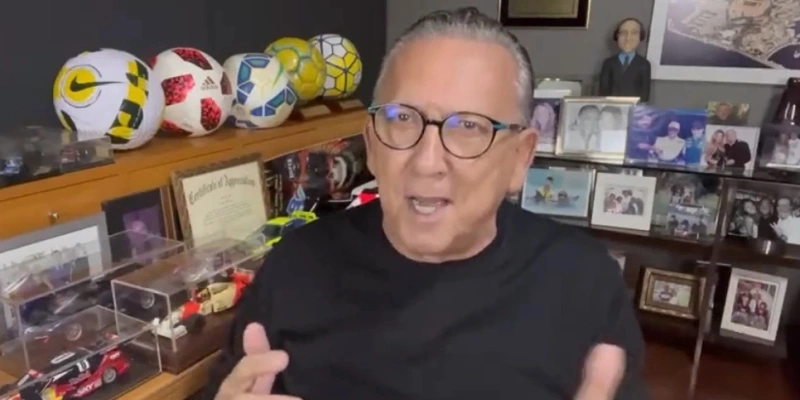 Galvão Bueno - Reprodução/Print de vídeo Twitter Galvão Buen