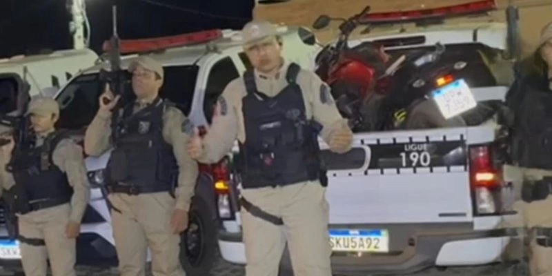 Print da reportagem - Polícia Militar 13°Bpm