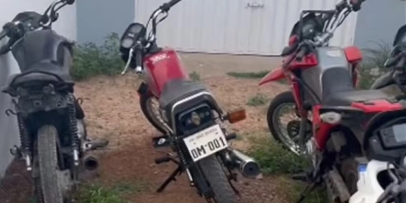 Seis motos foram recuperadas pela Polícia Civil - Divulgação/Polícia Civil
